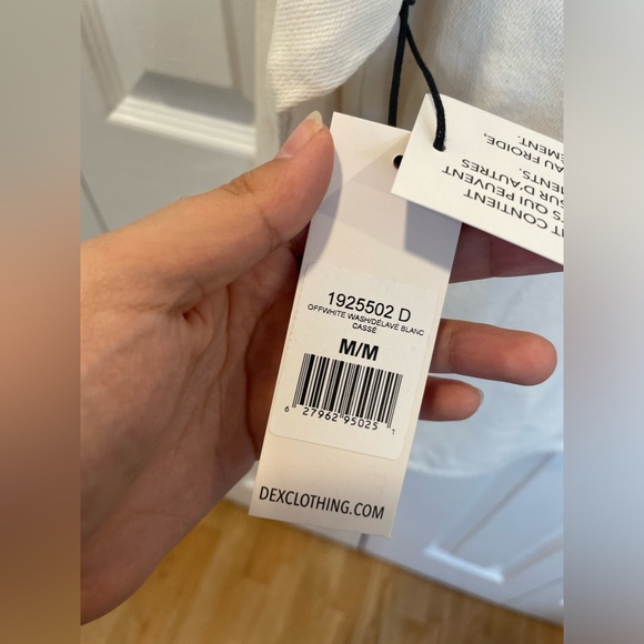 white cream dex jean jacket - Picture 8 of 8